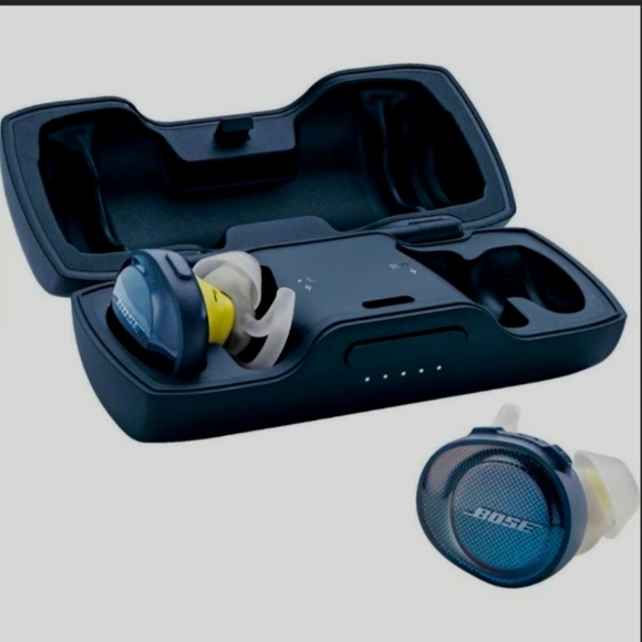 COPY - Bose Soundsport Free Earbud Noise-Cancelling Bluetooth Earphones - Blue - Picture 1 of 2